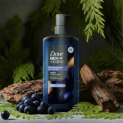 DOVE_MEN_Moisturizing_Body_Wash_|_#1_Dermatologist_Body_Wash_for_Men,_Sulfate_Free,_Paraben_Free,_&_Dye_Free_|_Blackcurrant_+_Cedarwood,_26oz