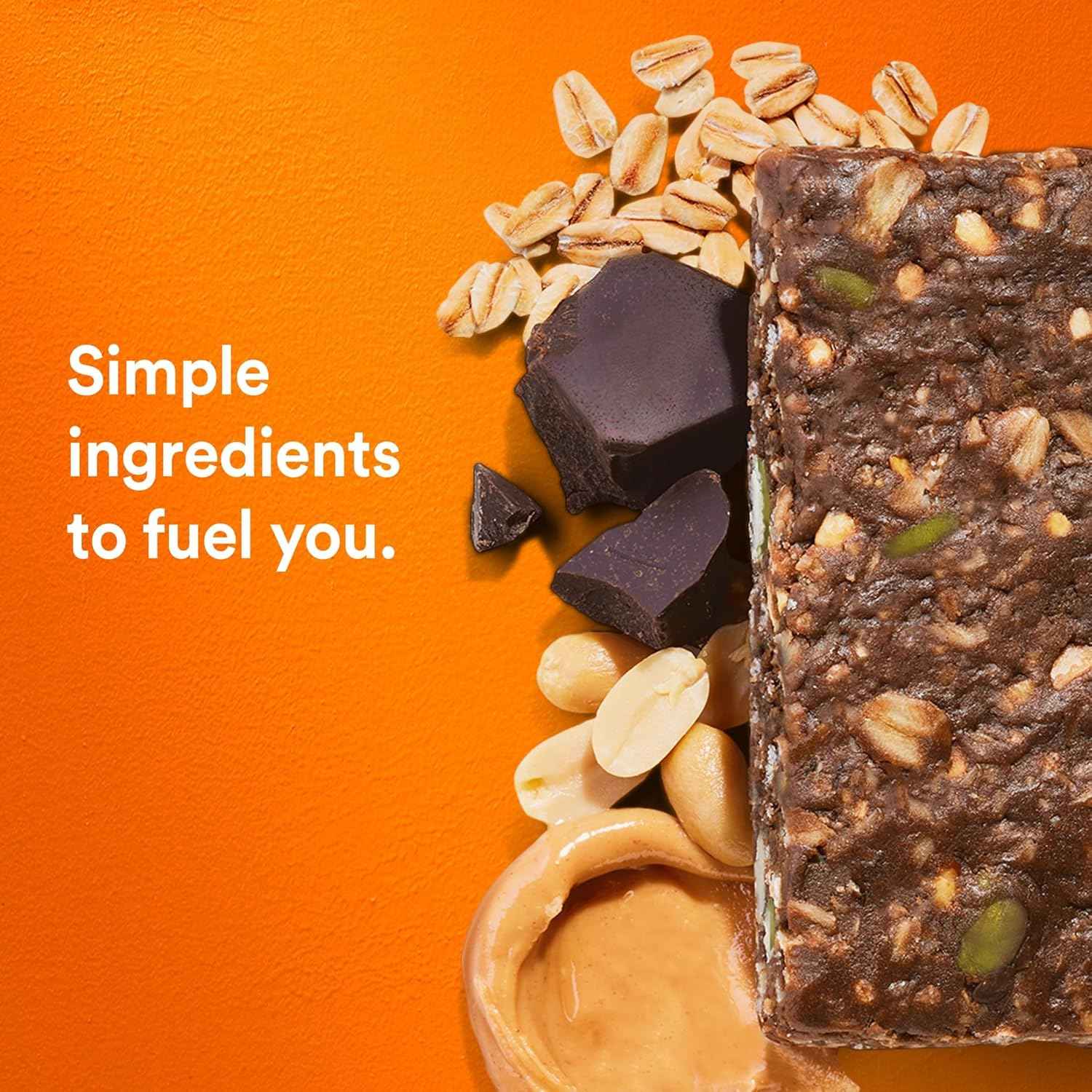 RXBAR Nut Butter and Oat Protein Bars, Protein Snacks, Snack Bars, Dark Chocolate Peanut Butter