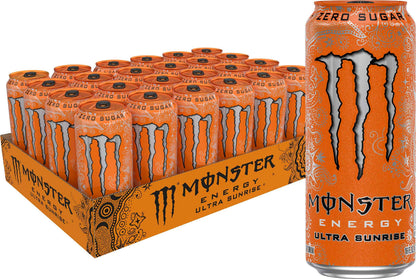 Monster Energy Ultra Variety Pack, PKZSD, Sugar Free Energy Drink, 16 Ounce | Pack of 15