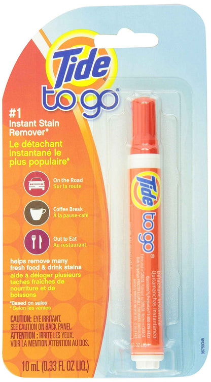 Tide Stain Remover for Clothes, Tide To Go Pen, Instant Stain & Spot Remover for Clothes, Travel & Pocket Size