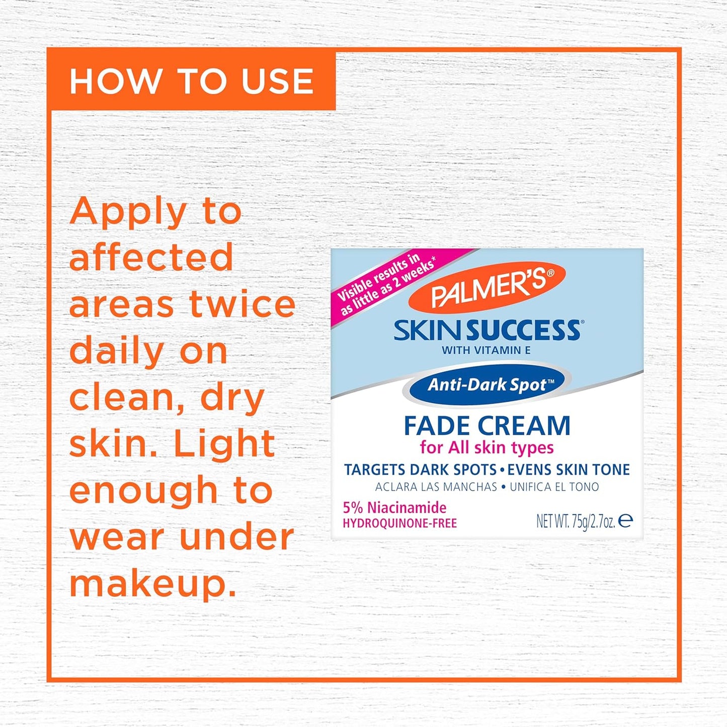 Palmer's_Skin_Success_Anti-Dark_Spot_Fade_Cream_with_Vitamin_E_and_Niacinamide,_for_All_Skin_Types_2.7_Ounce