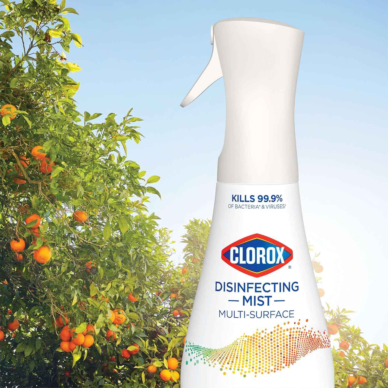 Clorox Disinfecting Mist, Lemon and Orange Blossom, 1 Spray and 1 Refill