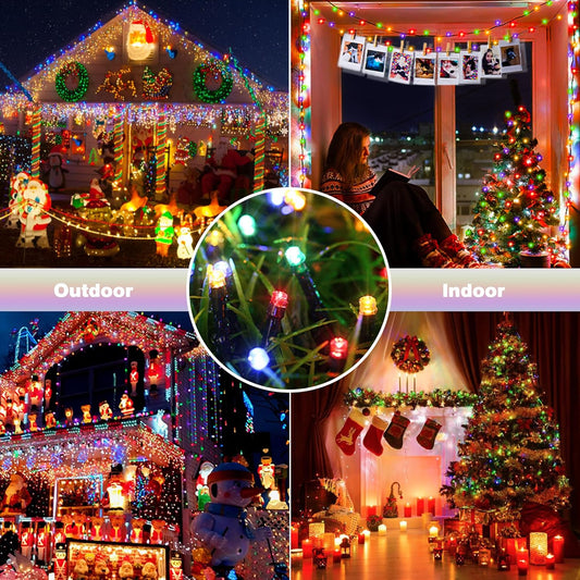 Toodour_Solar_Christmas_Lights_Outdoor,_LED_Solar_String_Lights_with_8_Mode,_Outdoor_Christmas_String_Light_for_Garden,_Patio,_Fence,_Balcony,_Xmas_Tree_Decor_-_Multicolor