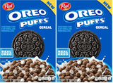Post Oreo Puff Chocolate Breakfast Cereal, 10 oz Box
