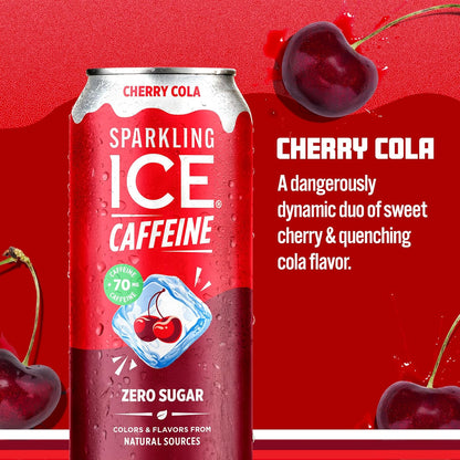 Sparkling_Ice®_Caffeine_Soda_Shoppe_Cherry_Cola_Perfectly_Caffeinated®_Sparkling_Water_with_70mg_Caffeine,_Zero_Sugar,_with_Antioxidants_and_Vitamins,_16_fl_oz_Cans_(Pack_Of_12)