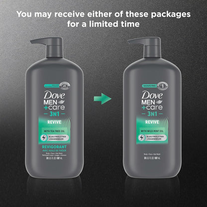 DOVE_MEN_+_CARE_Body_and_Face_Wash_Invigorating_Revive_3N1_with_Tea_Tree_Oil,_with_24-Hour_Nourishing_Micromoisture_Technology,_30_oz