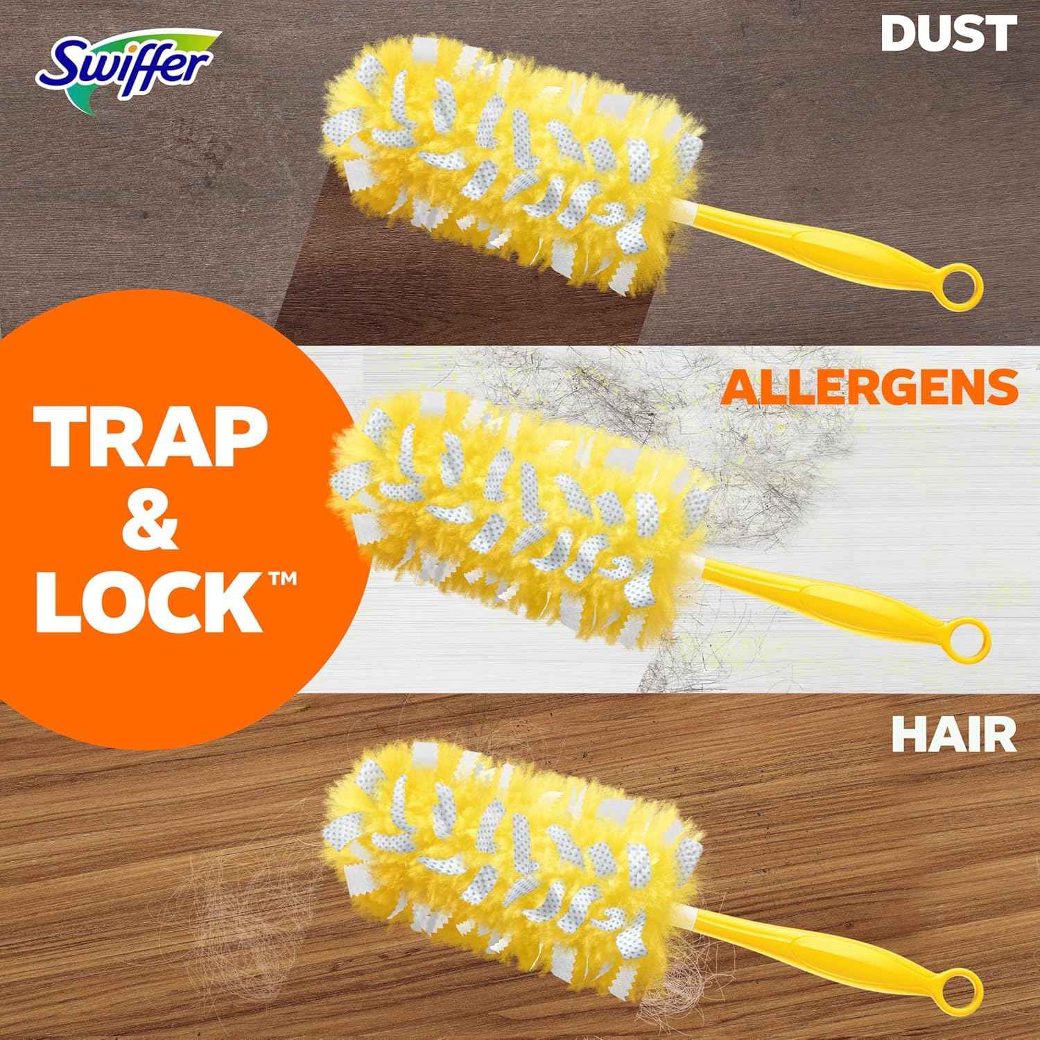 Swiffer Dusters Multi-Surface Heavy Duty Duster Refills, Unstopables Fresh Scent, 11 Count