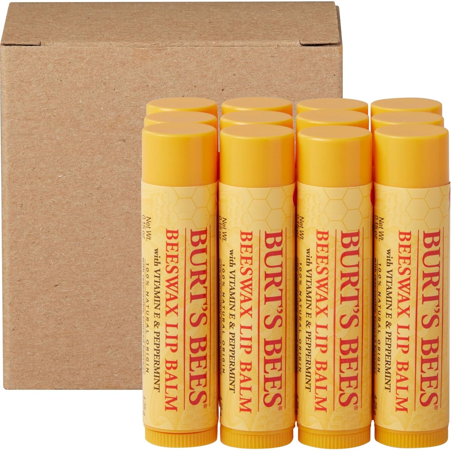 Burt's_Bees_Back_To_School_Gift_Ideas,_Lip_Balm_-_Original_Beeswax_12_Count_Pack_in_Bulk,_Lip_Moisturizer_With_Responsibly_Sourced_Beeswax,_Natural_Origin_Conditioning_Lip_Treatment,_12_Tubes,_0.15_oz