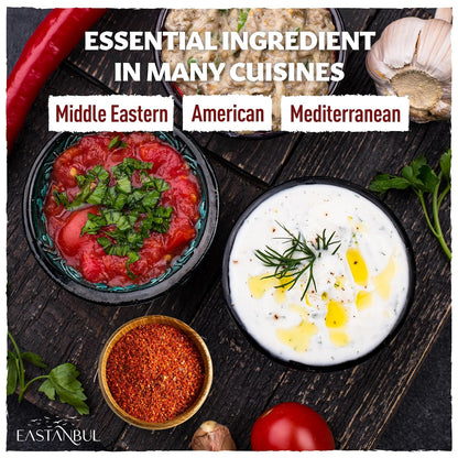 Eastanbul_Aleppo_Pepper,_5.3oz,_Aleppo_Pepper_Flakes,_Ground_from_Turkey,_Pul_Biber_for_Mediterranean_&_Middle_Eastern_Dishes,_Crushed_Turkish_Red_Biber_Flakes,_Delicious_Chili,_Vegan,_Gluten_Free