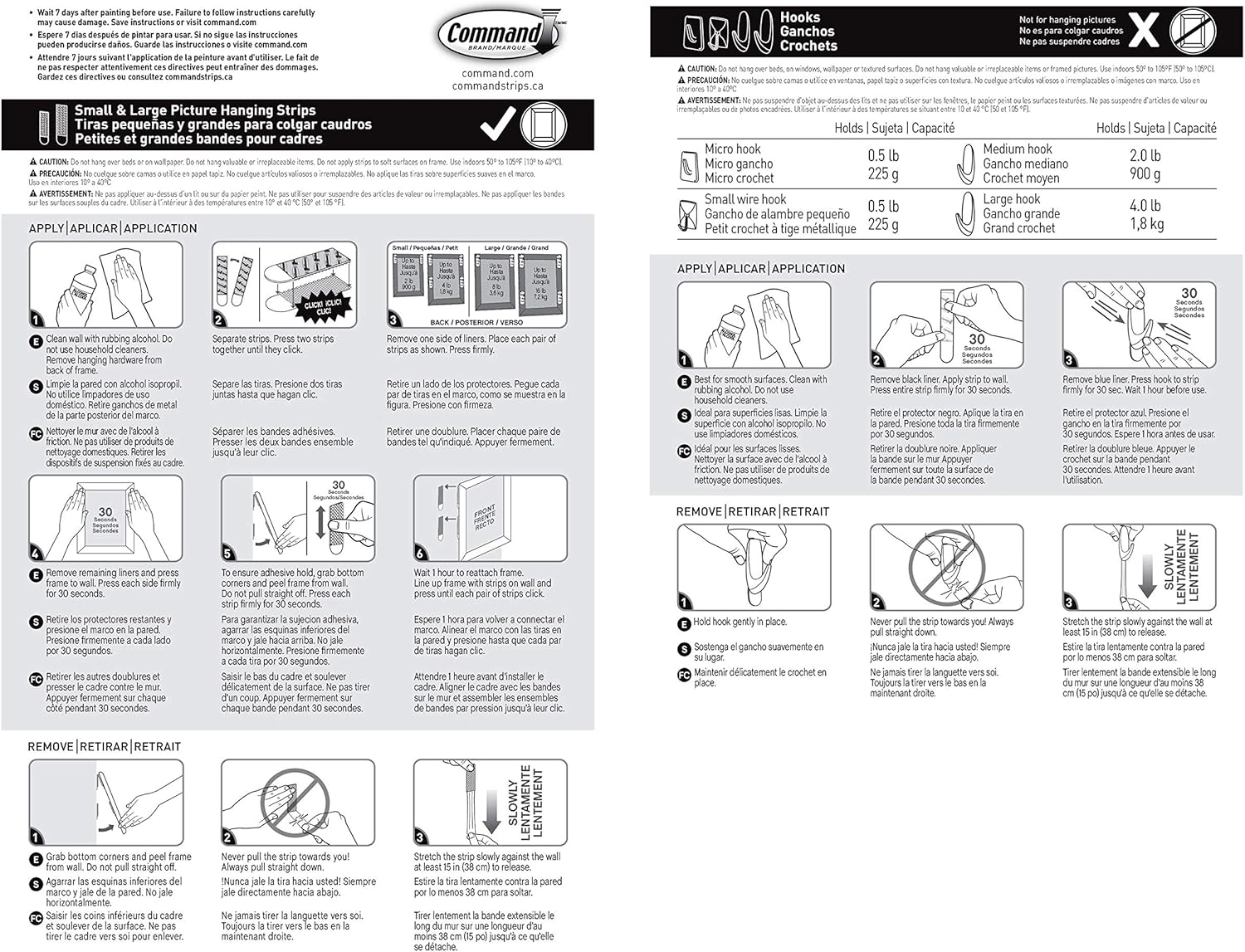 Command_Clear_Variety_Pack,_Including_8_Pairs_of_Picture_Hangers,_4_Clear_Wire_Hooks_and_11_Wall_Hooks_for_Hanging_Christmas_Decorations,_Damage-Free_Hanging_Up_to_19_Items