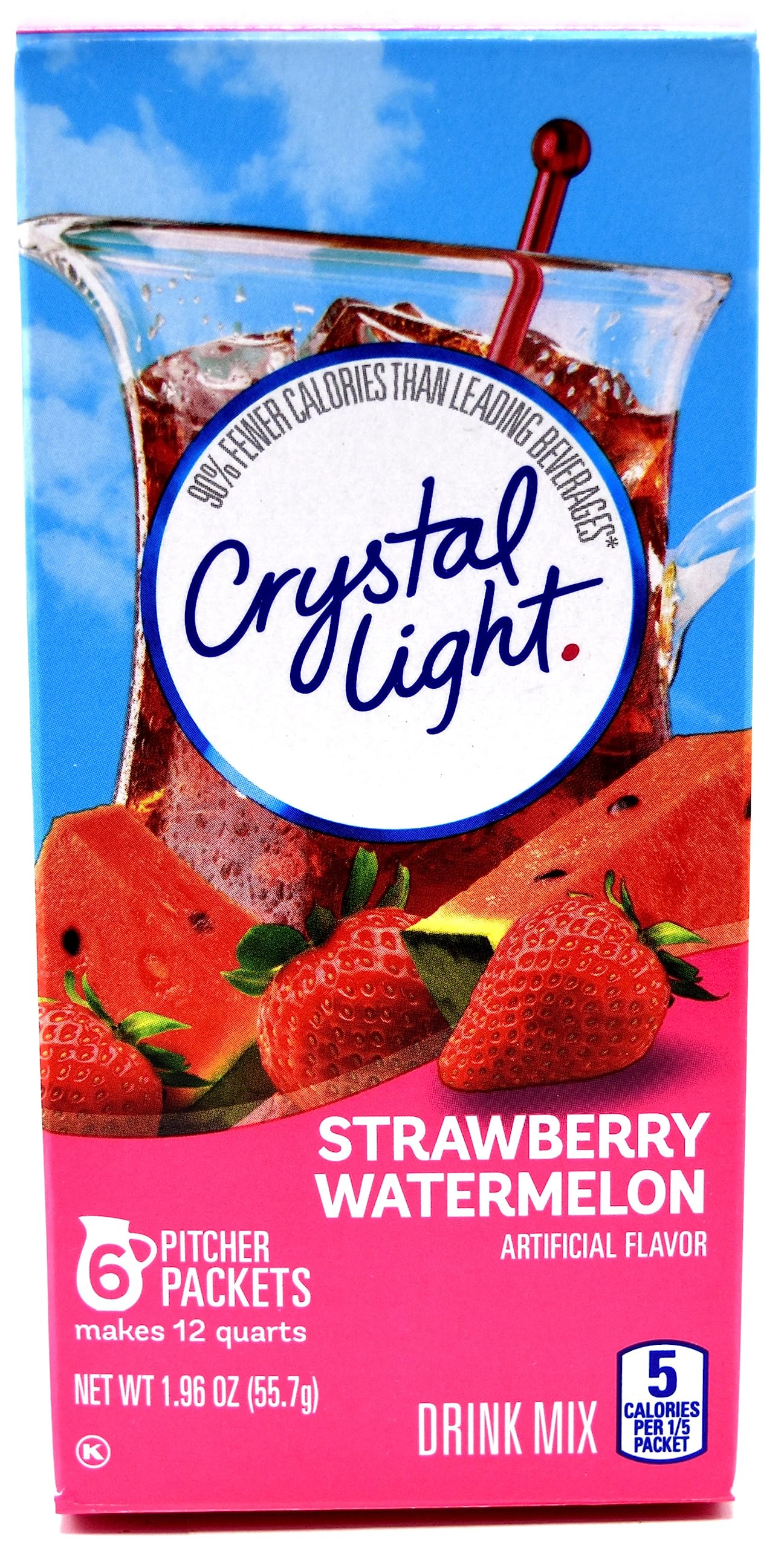 Strawberry Watermelon - 1.96 Ounce (Pack of 6)