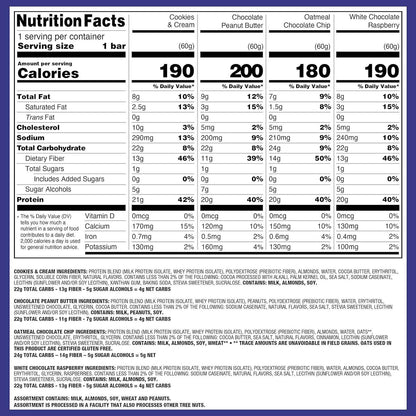 Quest Nutrition Ultimate Variety Pack Protein Bars, High Protein, Low Carb, Gluten Free, Keto Friendly