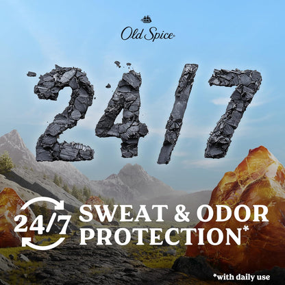 Old_Spice_Men's_Antiperspirant_&_Deodorant_Volcano_with_Charcoal,_2.6oz_(Pack_of_3)_with_Travel-Size_Swagger_Body_Wash