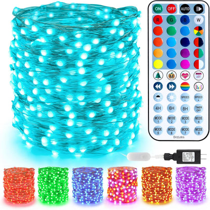 BrizLabs_Christmas_Fairy_Lights_-_66ft_200_LED_Color_Changing_Fairy_Lights_with_Remote,_Plugin_RGB_Rainbow_Christmas_Twinkle_Light_White_&_Red_Starry_Xmas_Light_for_Xmas_Halloween_Home_Party_Wedding