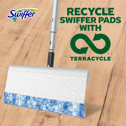 Swiffer Heavy Duty Mop Wet Multi-Surface Cloth Refills for Floor Mopping and Cleaning, Pet with Febreze Odor Defense, 20 count
