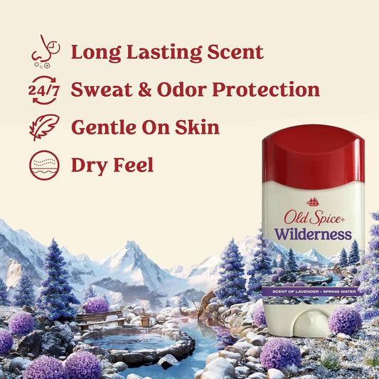 Old Spice Dry Feel Antiperspirant Deodorant for Men, 24/7 Sweat & Odor Protection, Gentle on Skin with Skin Conditioners