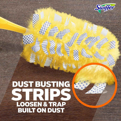 Swiffer Dusters Heavy Duty Multi-Surface Duster Refills for Cleaning, Lavender, 11 Count