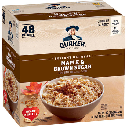 Maple & Brown Sugar - 1.51 Ounce (Pack of 48)