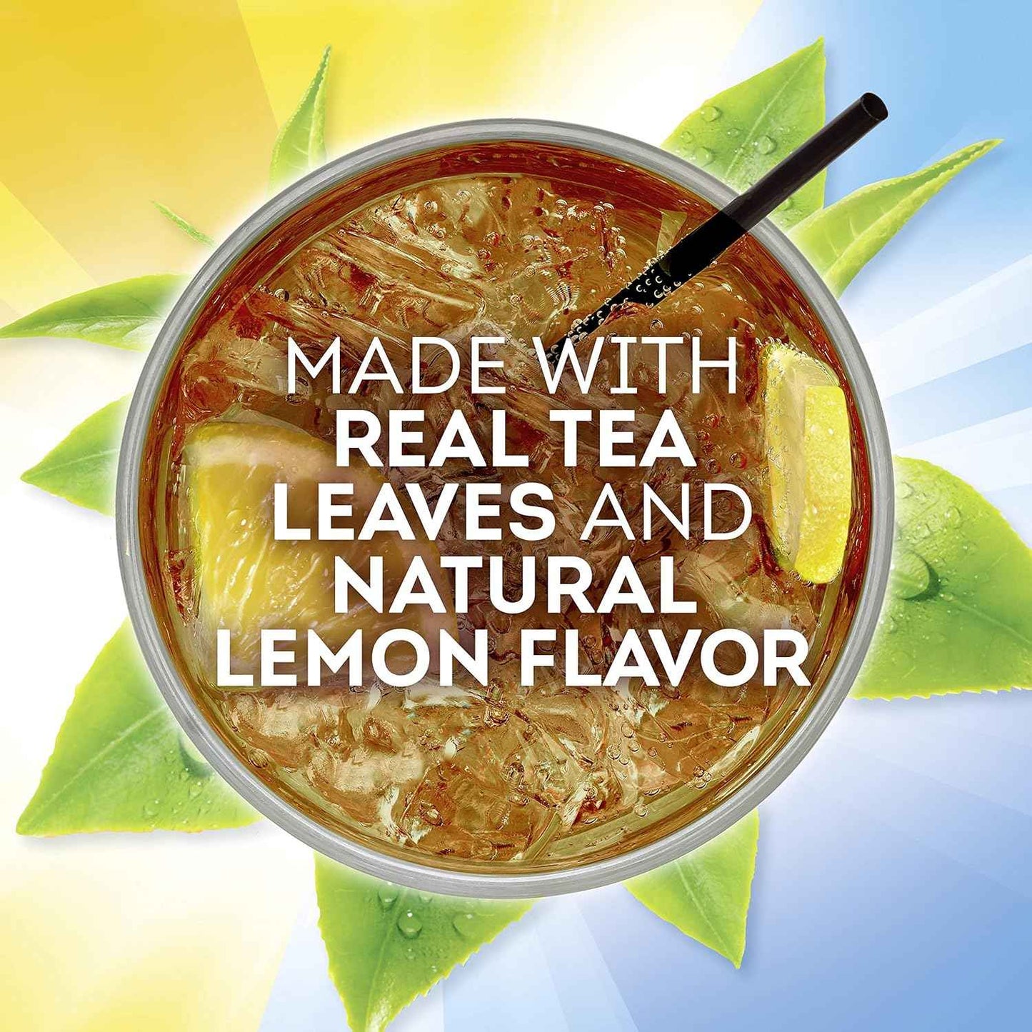 Lipton Lemon Sweetened Iced Tea Mix, Makes 28 Quarts (Pack of 2)