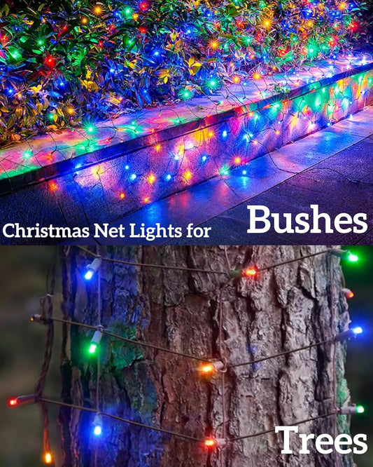 Led_Christmas_Net_Lights_for_Bushes,_132LED_6FT_x_6FT_Connectable_UL_Certified_Net_Lights_for_Bushes_Tree_Shrubs_Xmas_Trunk_Green_Wire_Christmas_Decorations(Multi-Colored)