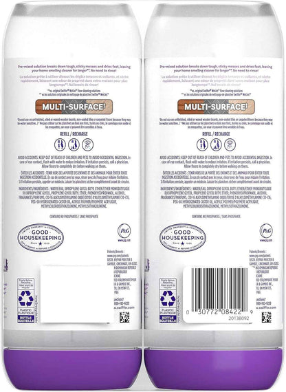 Swiffer PowerMop Floor Cleaning Solution, PowerMop Refills, Floor Cleaner for Mopping