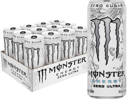 Monster Energy Ultra Variety Pack, PKZSD, Sugar Free Energy Drink, 16 Ounce | Pack of 15