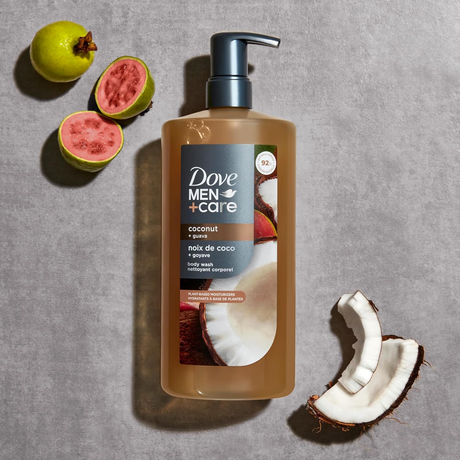 DOVE_MEN_Moisturizing_Body_Wash_|_#1_Dermatologist_Body_Wash_for_Men,_Sulfate_Free,_Paraben_Free,_&_Dye_Free_|_Coconut_+_Guava,_26oz