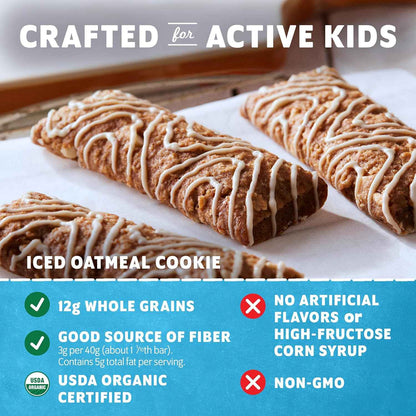 Zbar - Soft-Baked Energy Snack Bars - Non-GMO - 12g Whole Grains - USDA Organic Granola Bars - Snacks for Kids (6 Pack)