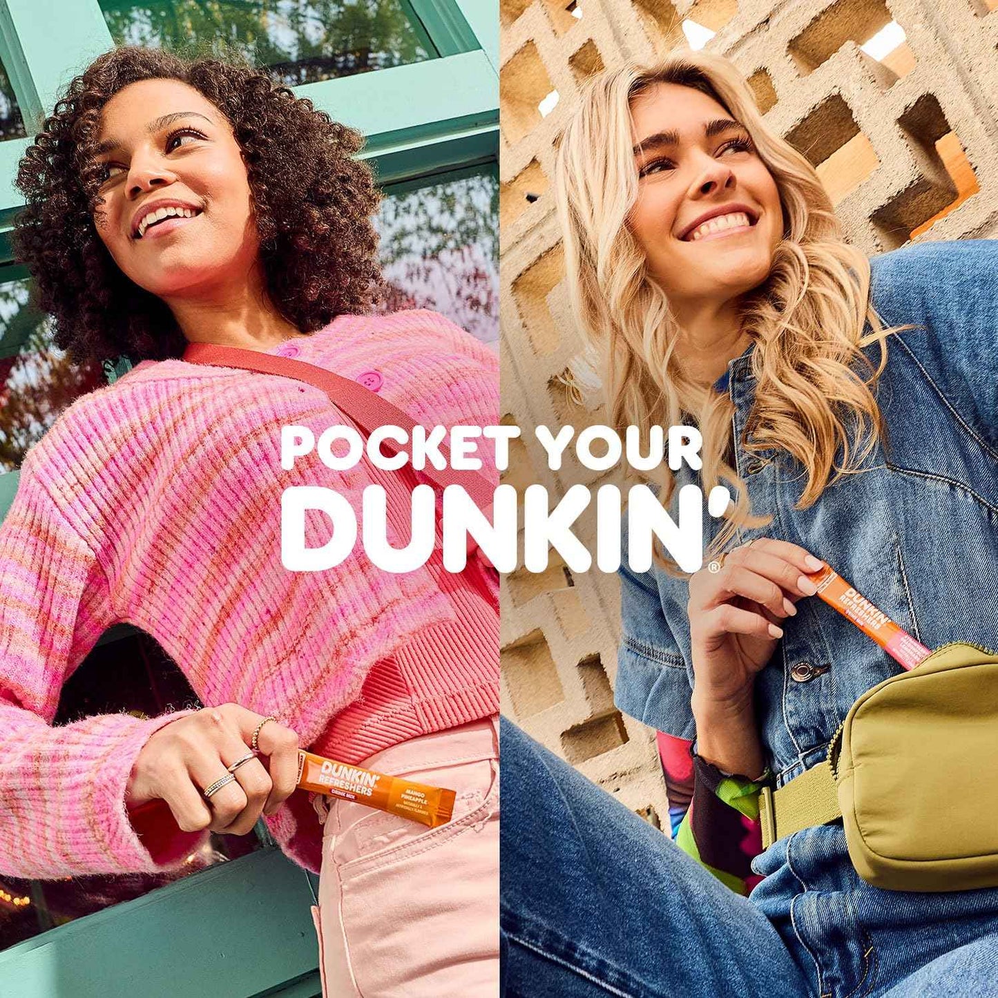 Dunkin’ Zero Sugar Refreshers Singles To Go! Powdered drink mix packets, 30 Ct Variety Pack, 30 Single serve Packets per Box (30 servings), Energy from Green Tea, aspartame-free, no synthetic colors, naturally and artificially flavored, just add water