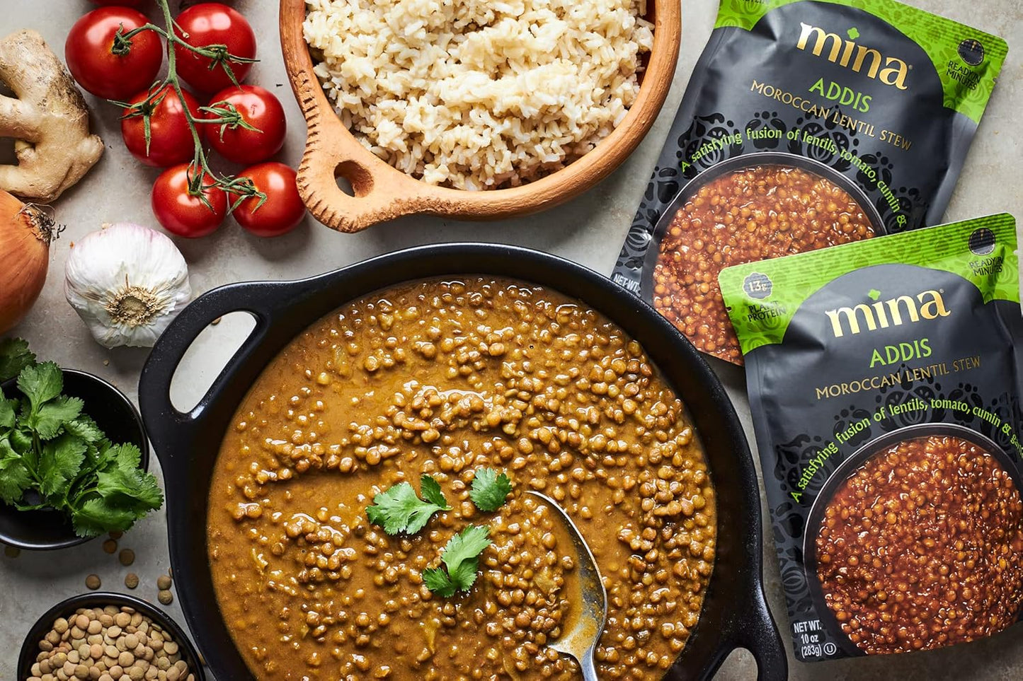 Mina_Moroccan_Lentils,_Ready_to_Eat,_Lentils_High_In_Plant_Based_Protein,_Vegan,_Non-GMO,_Gluten_Free,_Kosher,_Microwavable,_Packaged_Meal_&_Side_Dish,_10_oz
