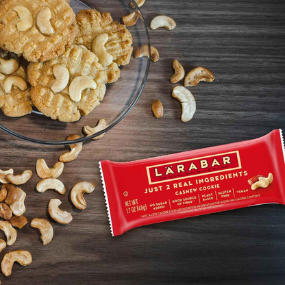 Larabar Cashew Cookie, Fruit and Nut Bars, Gluten Free and Vegan
