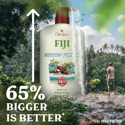 Old Spice Body Wash for Men, 24/7 Shower Fresh with Lasting Scent, Cleanse & Refresh, Gentle on Skin, Vitamin B3