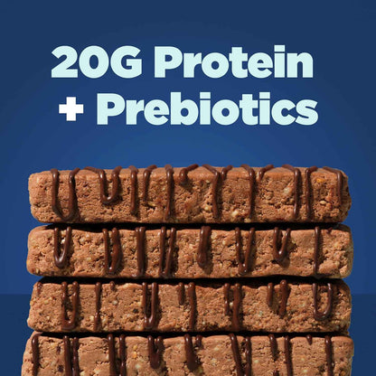 Perfect Bar Protein + Prebiotics, 20g Protein, Grass-Fed Whey, 6g Fiber With 3g Prebiotics, Gluten-Free, Non-GMO, 2.4 Ounce Bar, 7 Count