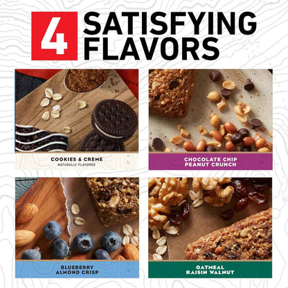 CLIF BAR - Energy Protein Bars - Variety Pack - 4 Flavors - Made with Organic Oats - Energy Bars - Non-GMO