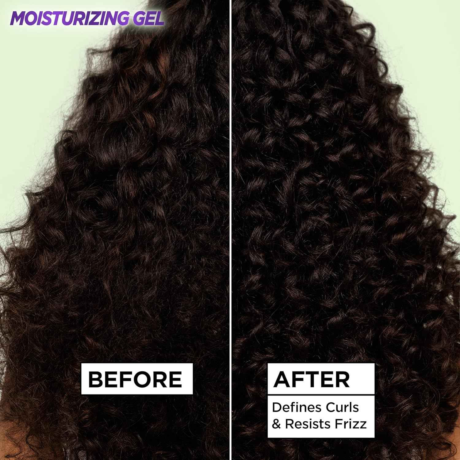 Garnier Fructis Flexi Hold Curls Moisturizing Gel, Curl Hair Styling Gel with Hyaluronic Moisture Complex, Provides Up to 100HRs of Moisture & Definition For All Curl Types, 12.5 Fl Oz