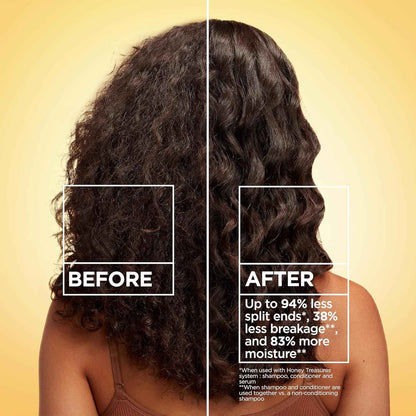 Garnier Whole Blends Honey Treasures Repairing Conditioner, Hair Repair Formula for Dry, Damaged Hair with Acacia, Manuka, and Lavender Honeys