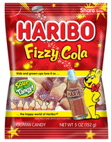 Haribo Gummi Candy, Fizzy Cola, 5 Ounce