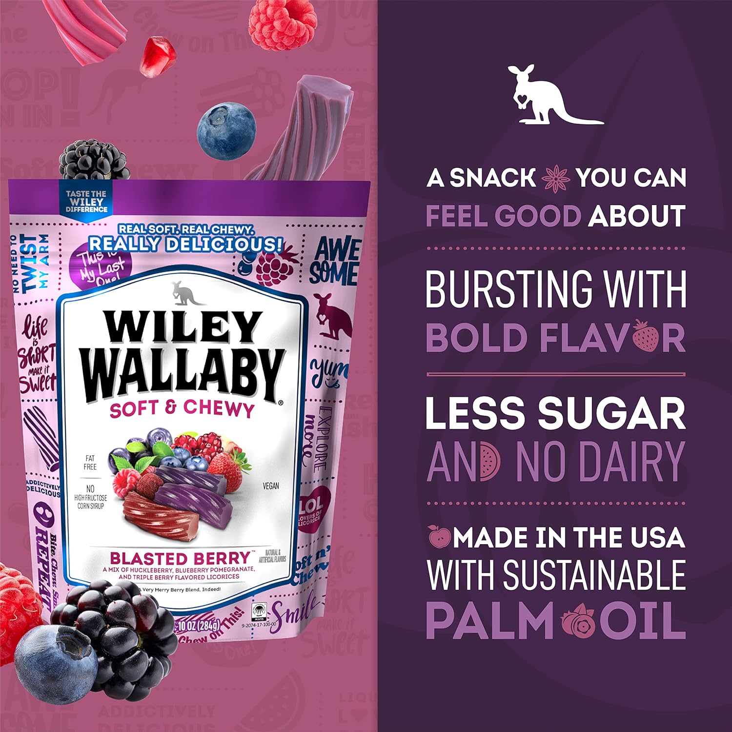 Wiley_Wallaby_Licorice_10_Ounce_Classic_Gourmet_Soft_&_Chewy_Australian_Blasted_Berry_Candy_Twists,_1_Pack