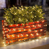Lomotech Christmas Net Lights - 6ft x 4ft 150 Count Incandescent Mesh Lights, Connectable UL Certified Waterproof Bushes for Christmas, Trees, Shrubs, Garden Outdoor Decorations (Warm White)