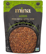 Mina Moroccan Lentils, Ready to Eat, Lentils High In Plant Based Protein, Vegan, Non-GMO, Gluten Free, Kosher, Microwavable, Packaged Meal & Side Dish, 10 oz