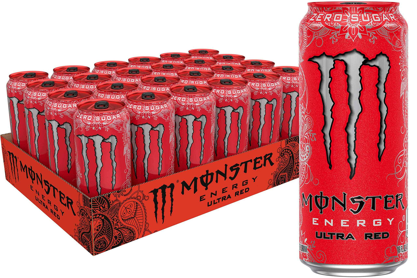 Monster Energy Ultra Variety Pack, PKZSD, Sugar Free Energy Drink, 16 Ounce | Pack of 15