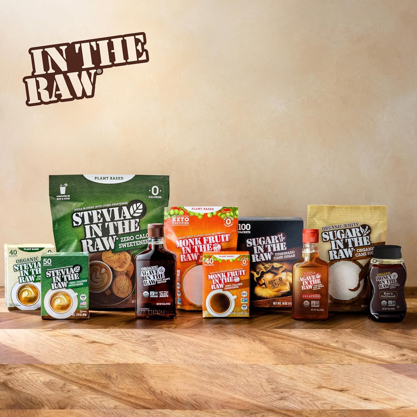 Stevia_In_The_Raw,_Plant_Based_Zero_Calorie,_No_Erythritol,_Sugar_Substitute,_Sugar-Free_Sweetener_for_Coffee,_Hot_&_Cold_Drinks,_Suitable_For_Diabetics,_Vegan,_Gluten-Free,_100Count_Packets_(1_Pack)