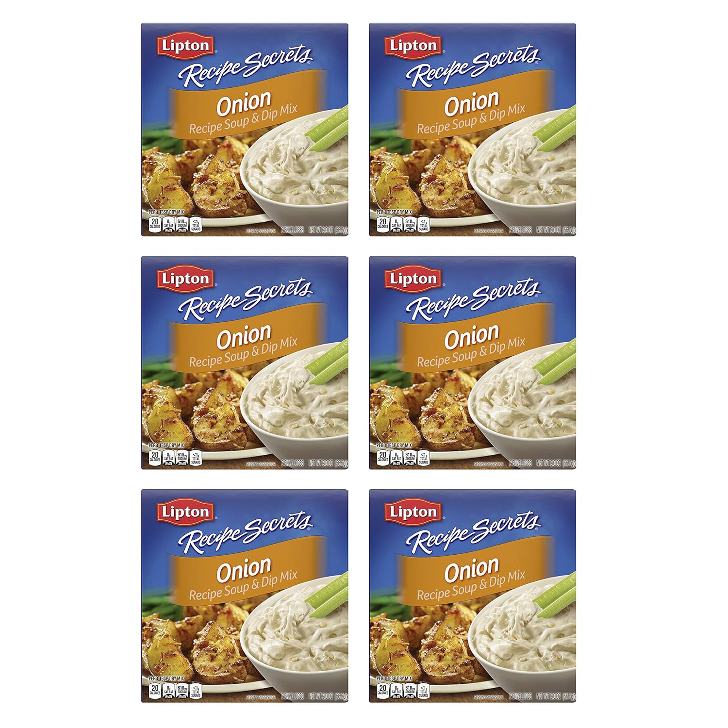 Recipe_Secrets_Lipton_Recipe_Soup_and_Dip_Mix_For_a_Delicious_Meal_Onion_Great_With_Your_Favorite_Recipes,_Dip_or_Soup_Mix_2_oz_(Pack_of_6)