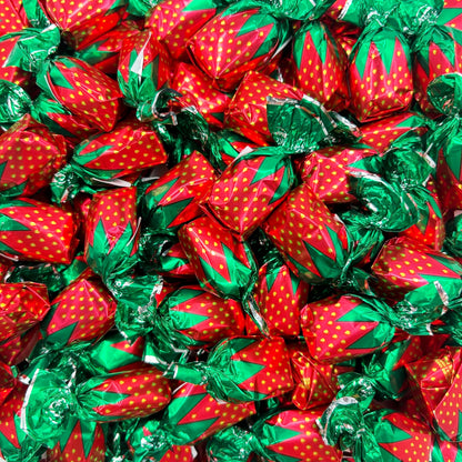 Arcor Strawberry Filled Bon Bons | 1 Pound Bag - Approx. 60 Count | Retro Candy | Strawberry Bon Bons |Hard Candy Individually Wrapped |