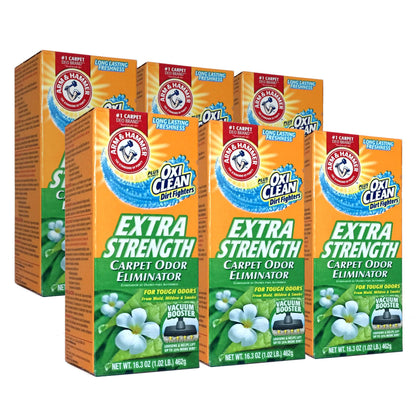 Arm &amp;amp; Hammer 4SGM New 361970Extra Strengh 16.3Z Carpet Odor Eliminator (6-Pack) Laundry Detergent Cheap Wholesale Discount Bulk Cleaning Firesale