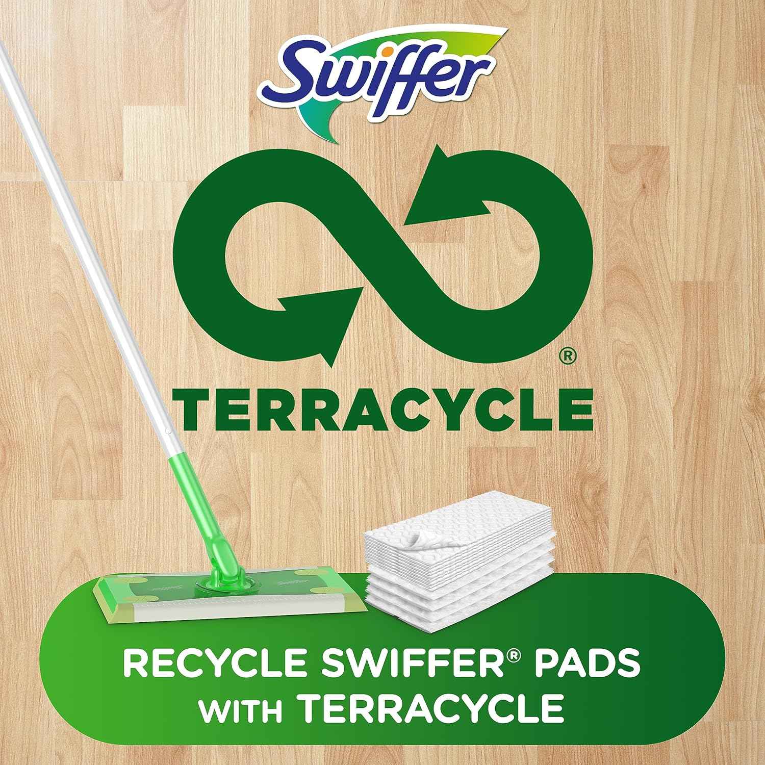 Swiffer Sweeper Heavy Duty Dry Multi-Surface Cloth Refills for Floor Sweeping and Cleaning, Unstopables Fresh Scent, 20 Count