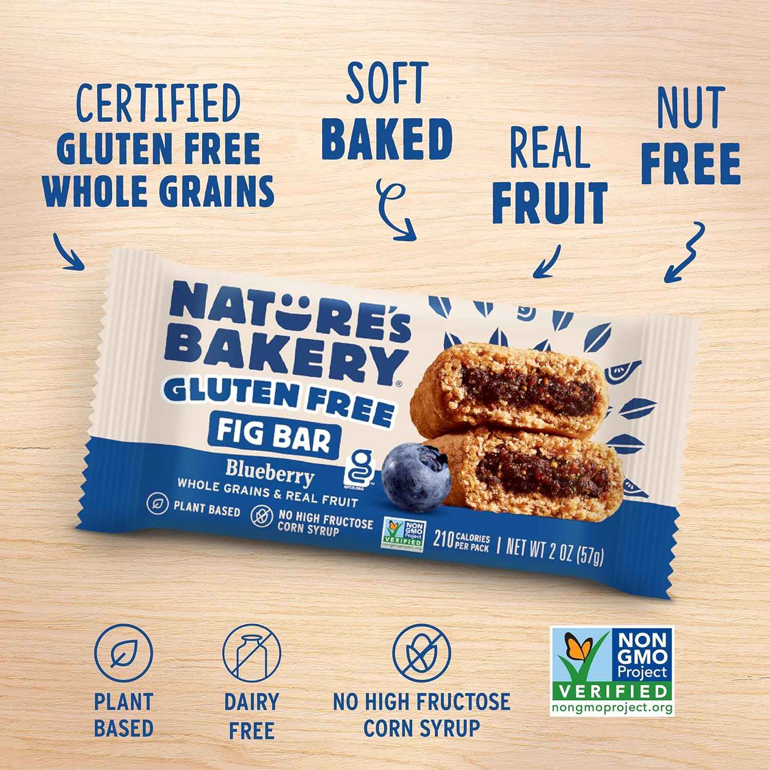 Nature’s Bakery Gluten Free, Real Fruit, Vegan, Non-GMO, Snack bar