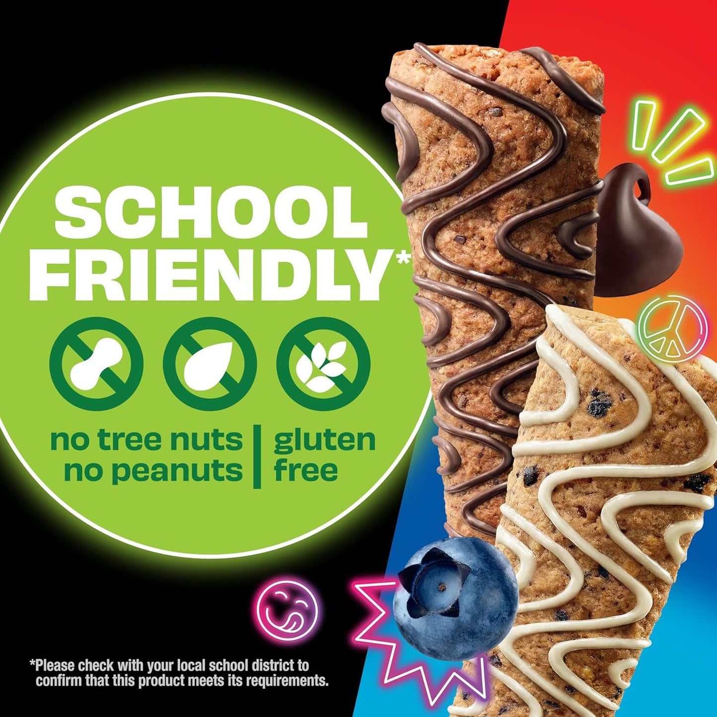 KIND_Kids_School_Friendly_Blueberry_Muffin_and_Chocolate_Chip_Oat_Bars_Variety_Pack,_Tree_Nut_and_Peanut_Free,_Gluten_Free,_Made_With_Whole_Grain_Oats,_5g_Protein,_10_Count