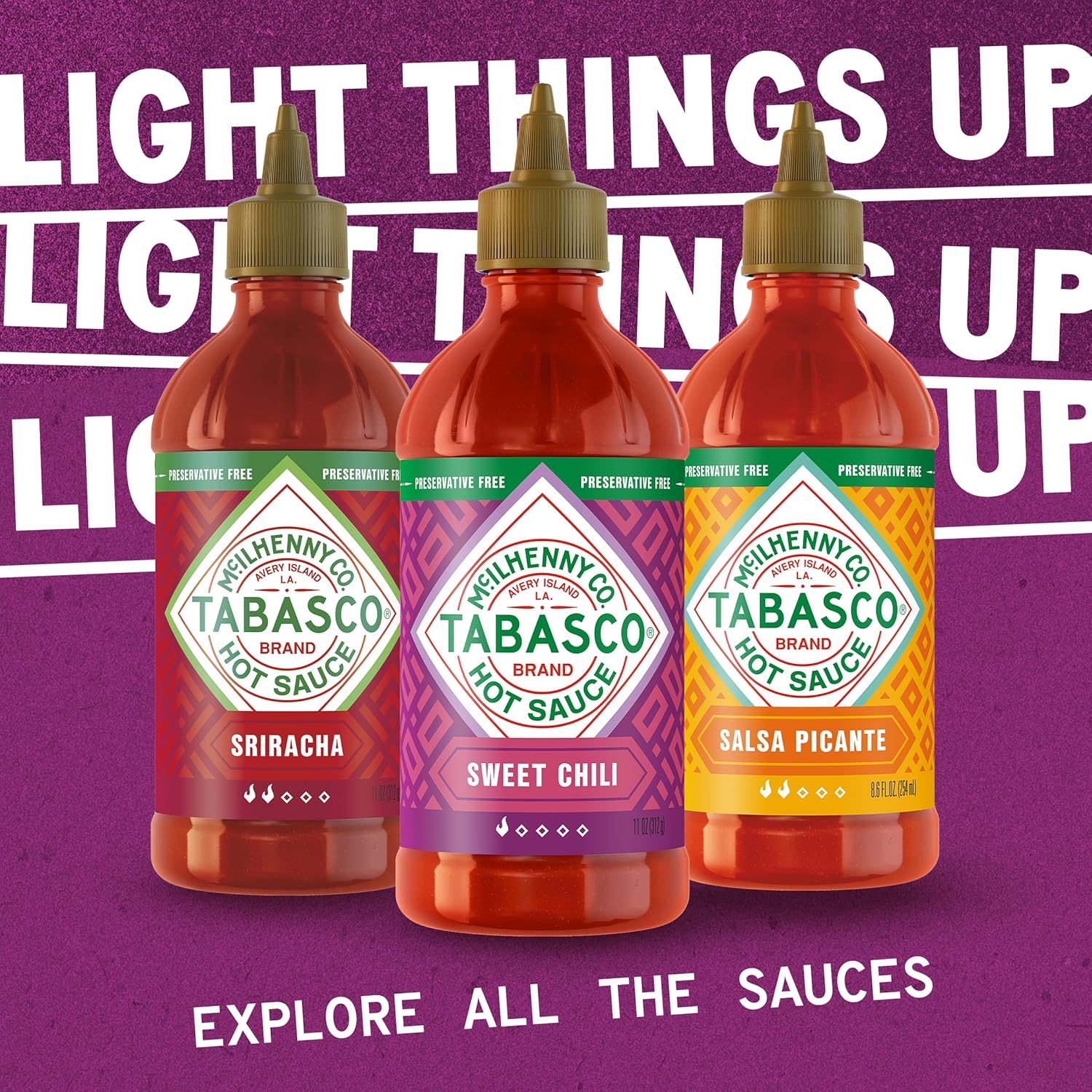 TABASCO_Brand_Sweet_Chili_Sauce,_Mild_Hot_Sauce,_Easy-to-Squeeze_Bottle,_Perfect_Balance_of_Sweet_&_Heat,_Versatile_Flavor,_Great_on_Fish_Tacos,_Salads,_Asian_Food_&_More,_11_Oz_(Pack_of_1)