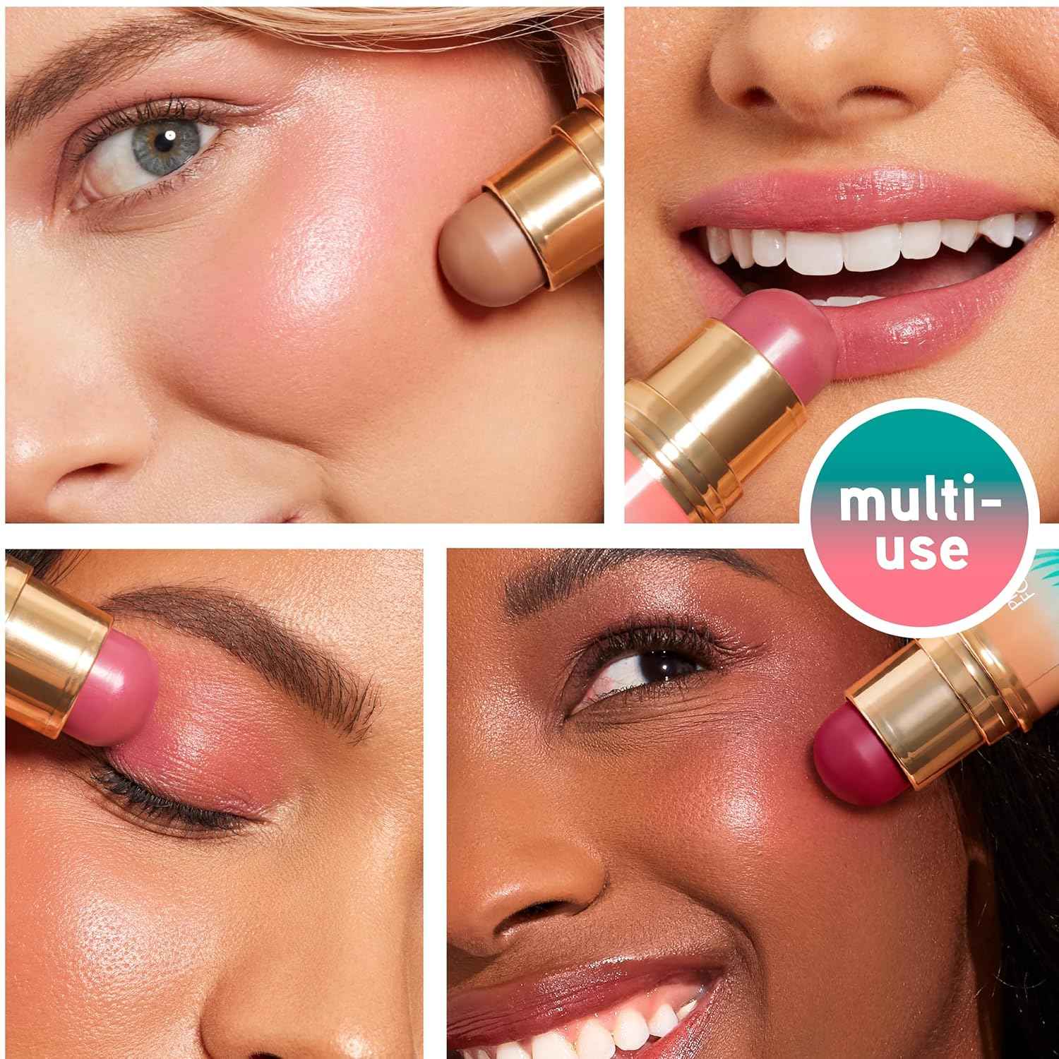 Physicians Formula Butter Glow & Go Multiuse Stick, Ultra-Creamy Radiant Finish Formula with Murumuru Butter, Vegan & Cruelty-Free